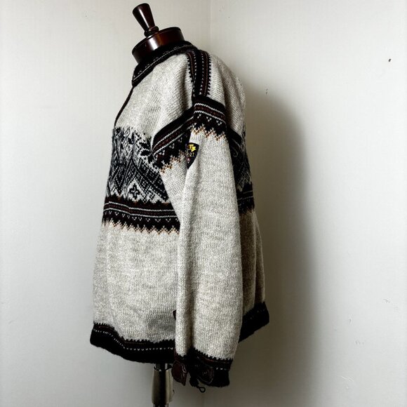 Dale of Norway Sweater USA Olympic Games Quarter Zip Henley Norwegian Wool NWOT - Picture 5 of 15